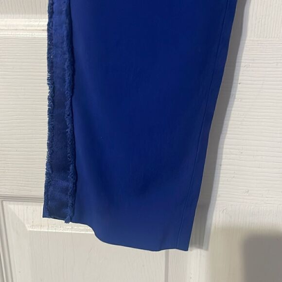 Zadig & Voltaire Parono Crepe Drawstring Trousers Cobalt Blue Size 36 Small - Picture 9 of 13
